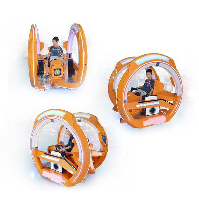 Commercial Kids Degree Rolling Electric Leswing Swing Car
