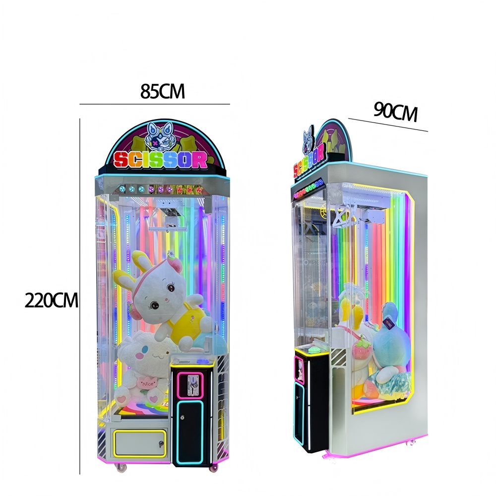 Cut String Scissor Prize Machine Coin Operated Skill Game