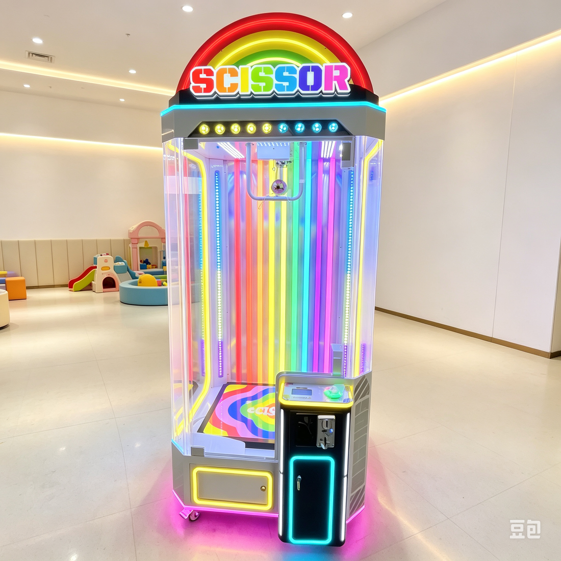 Cut String Scissor Prize Machine Coin Operated Skill Game