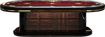 Deluxe Texas Poker Table with Custom Colors and LED Styling