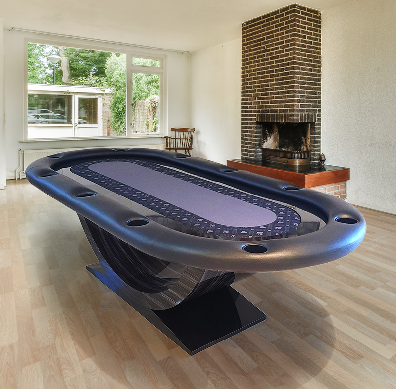Direct Solid Wood Poker Table with V Support
