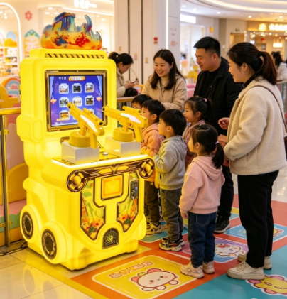 Dual Gun Arcade Shooting Game Machine with Coin Operated System