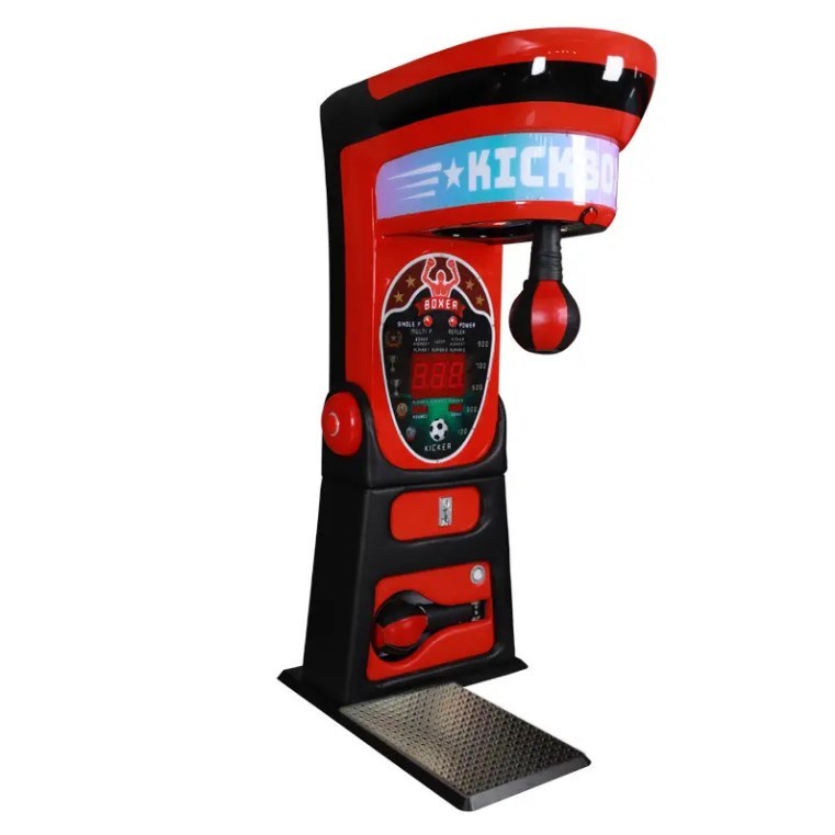 Electronic Boxing Arcade Game Machine Metal Fiberglass Cabinet