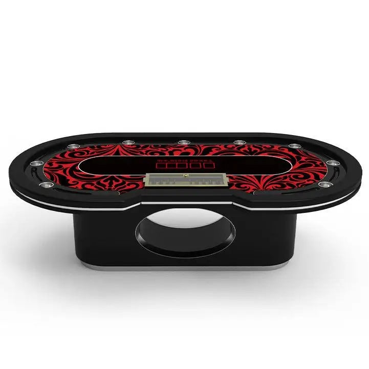 Exquisite Deluxe Design Oval Texas Poker Table