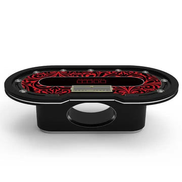 Exquisite Deluxe Design Oval Texas Poker Table