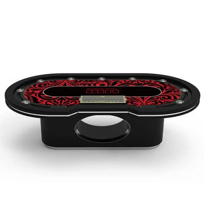 Exquisite Deluxe Design Oval Texas Poker Table