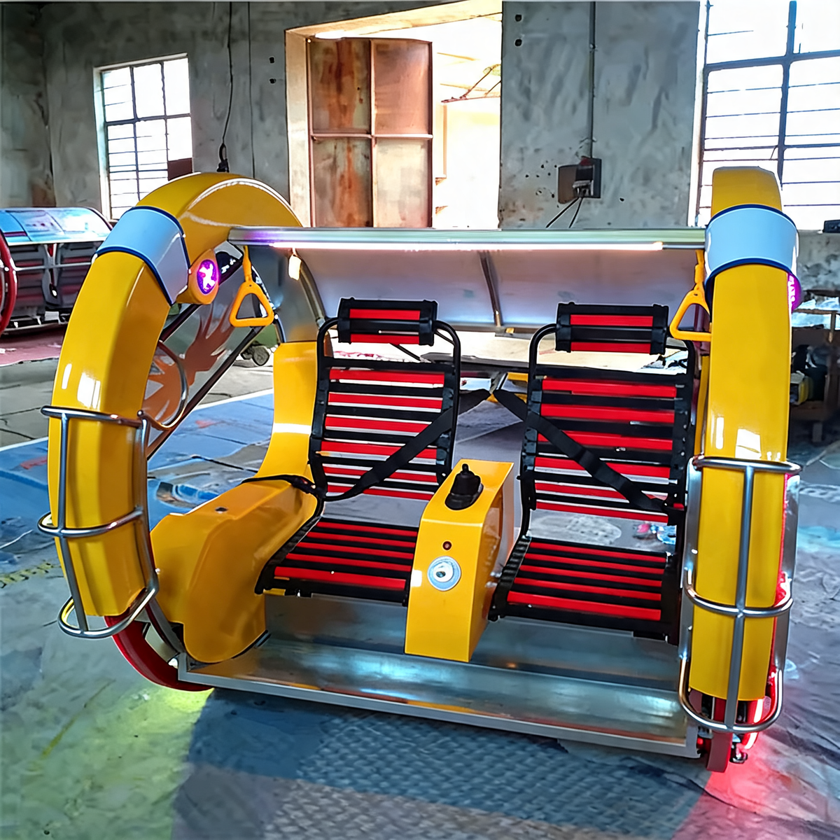 Electric Swing 360 Bar Car Ride Spinner