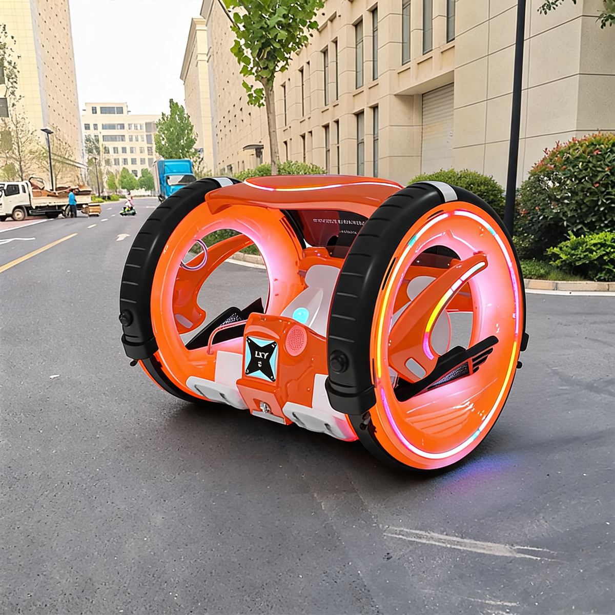 Amusement Park Rides 360 Degree Electric Leswing Happy Car