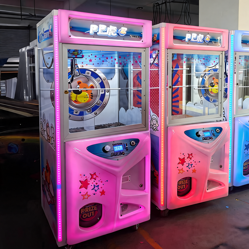 Claw Crane Machine Mini Metal English Cabinet