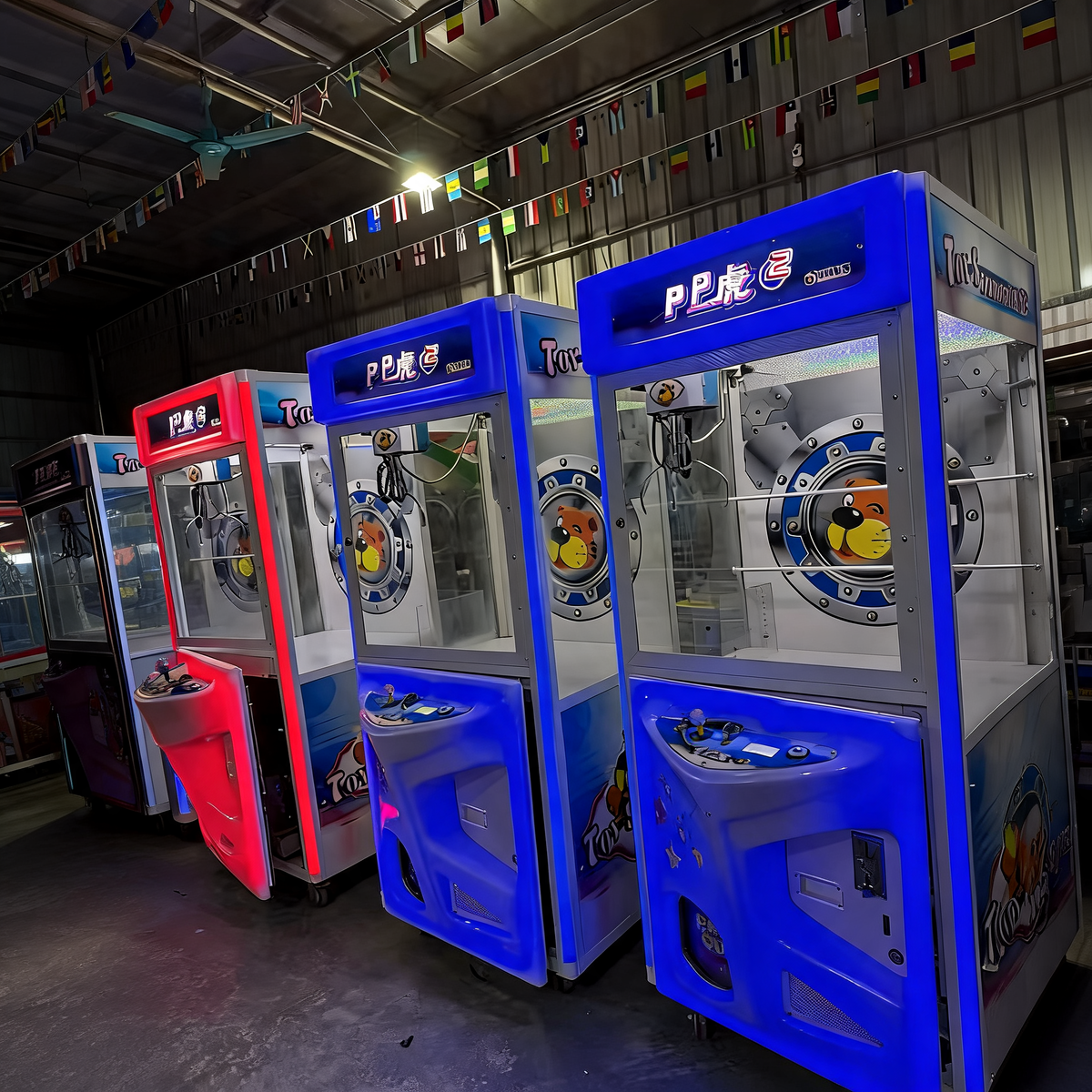 Claw Crane Machine Mini Metal English Cabinet