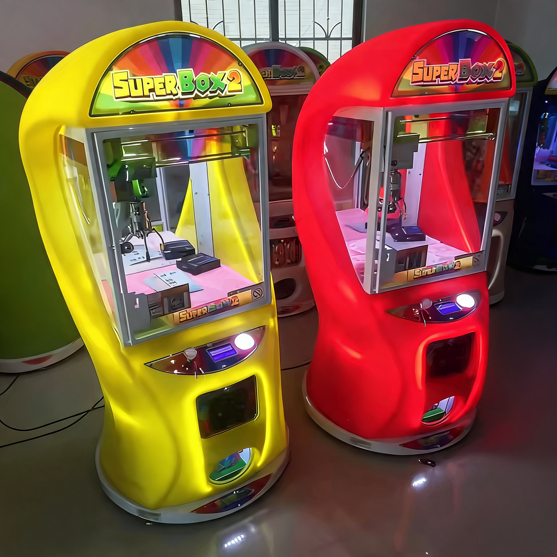 Indoor Toy Crane Machine English Claw Arcade Cabinet