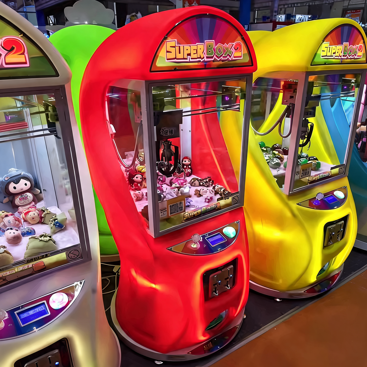 Indoor Toy Crane Machine English Claw Arcade Cabinet