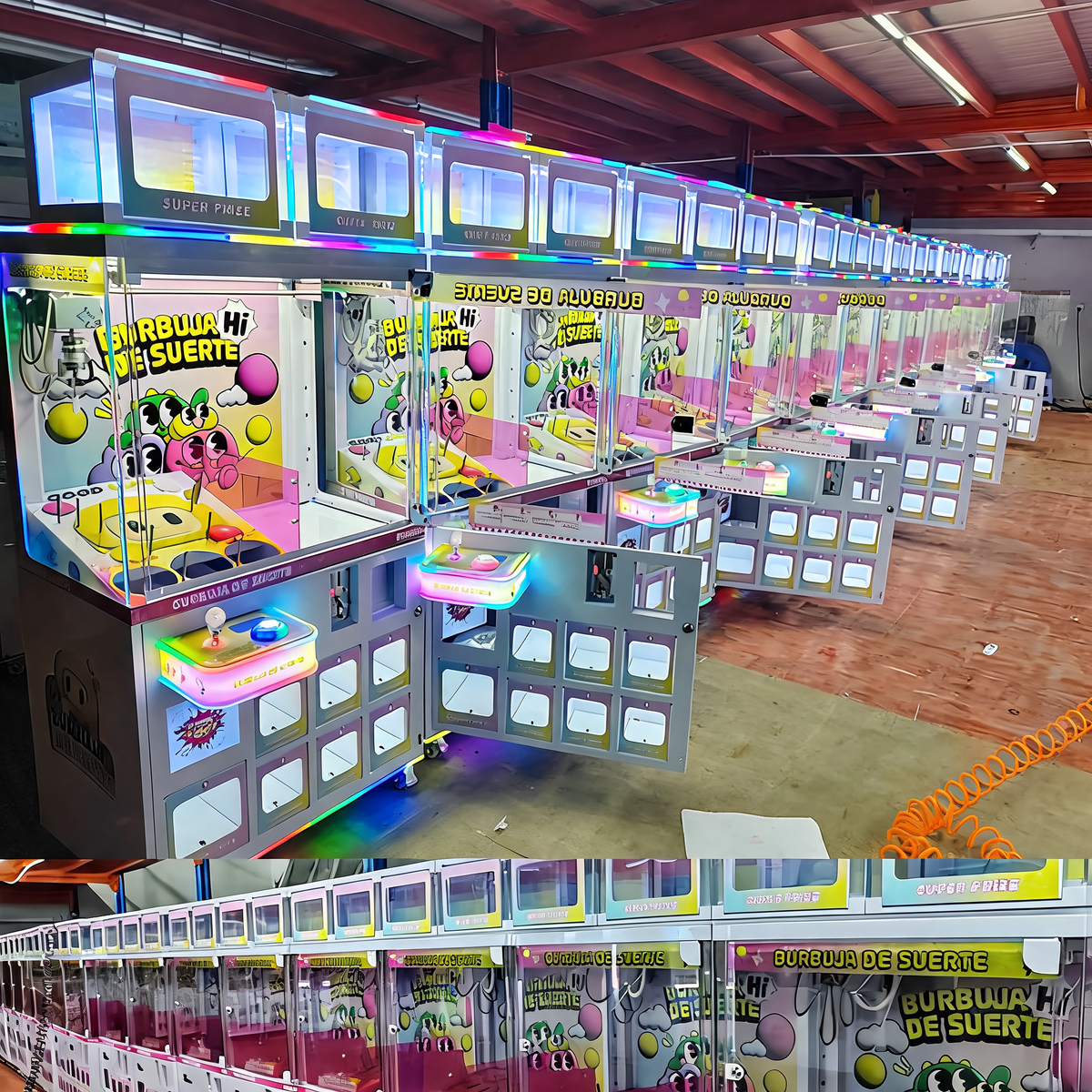 Coin Operated Mini Claw Crane Machine Metal