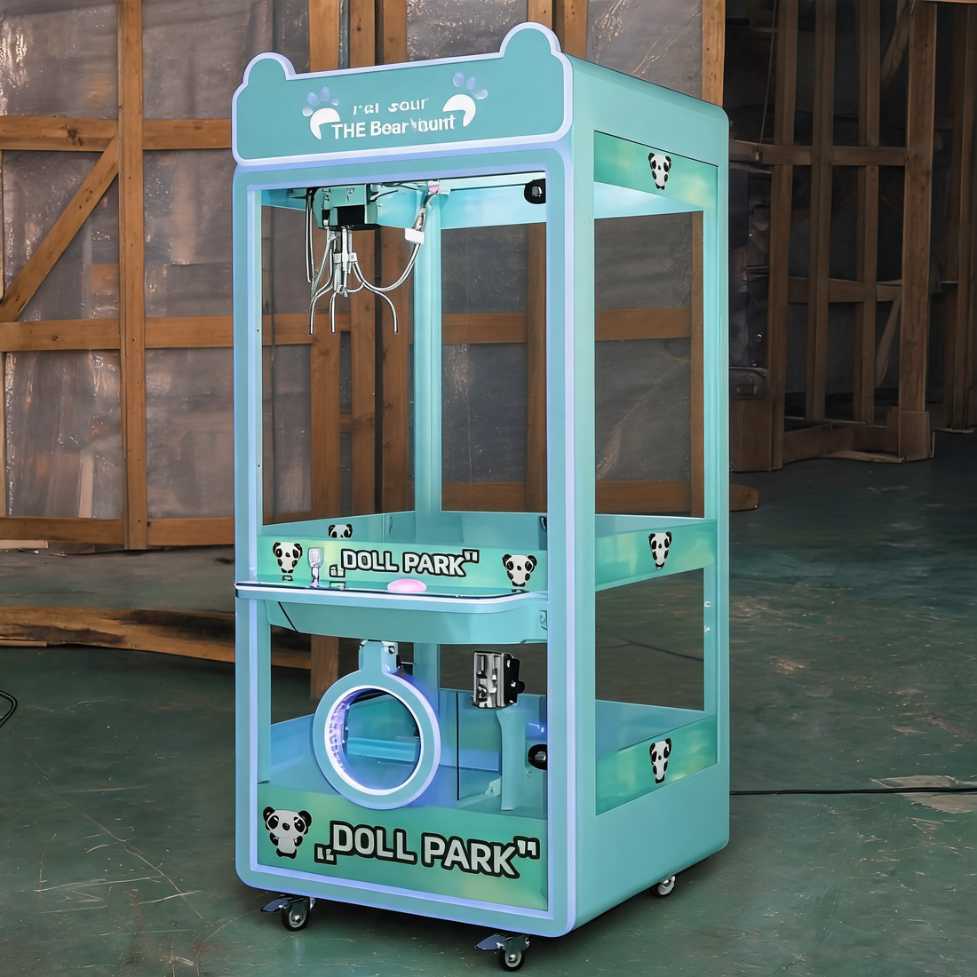 Commercial Arcade Crane Game Machine Kid Friendly Coin Operated