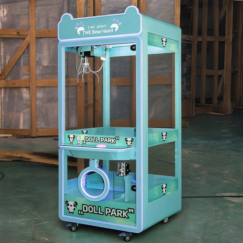 Commercial Arcade Crane Game Machine Kid Friendly Coin Operated