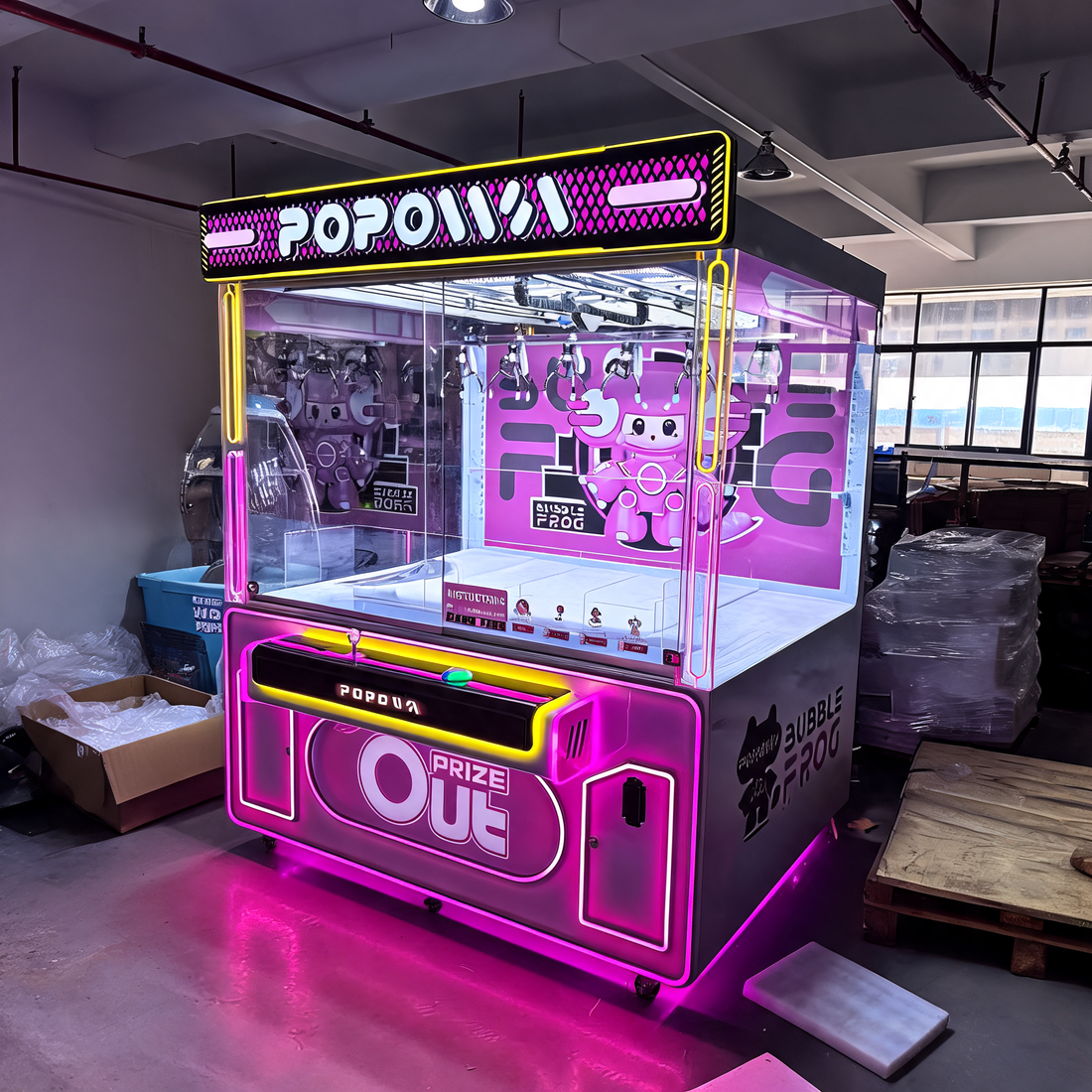 Coin Operated Commercial Grab Machine Multi Claw Crane