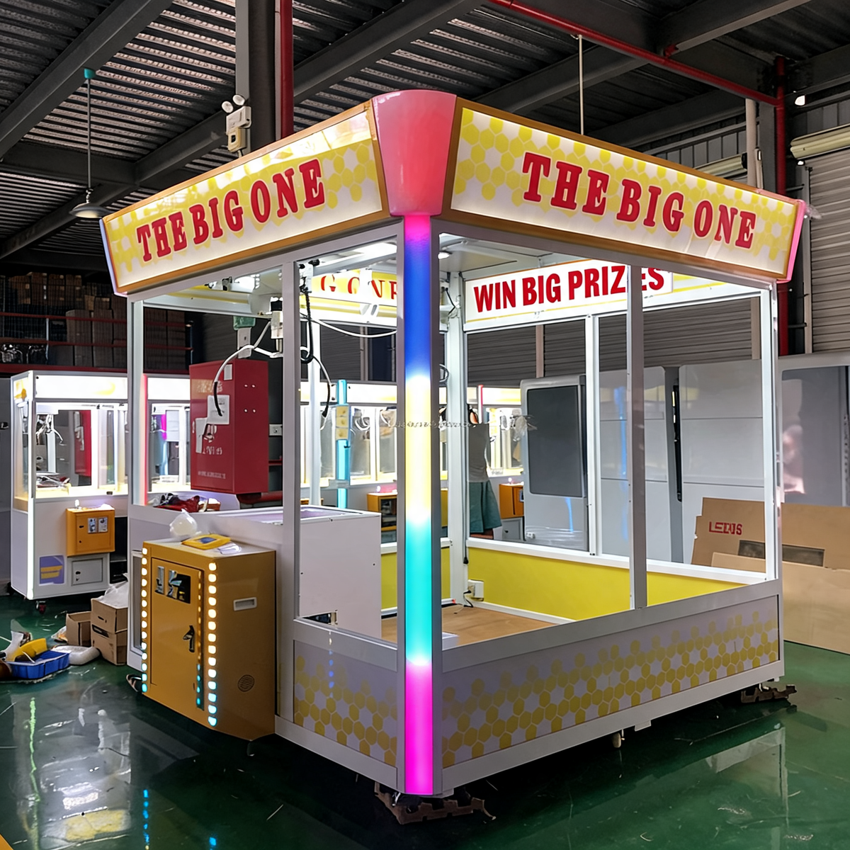 Huge Toy House Coin Operated Big Plush Crane Machine