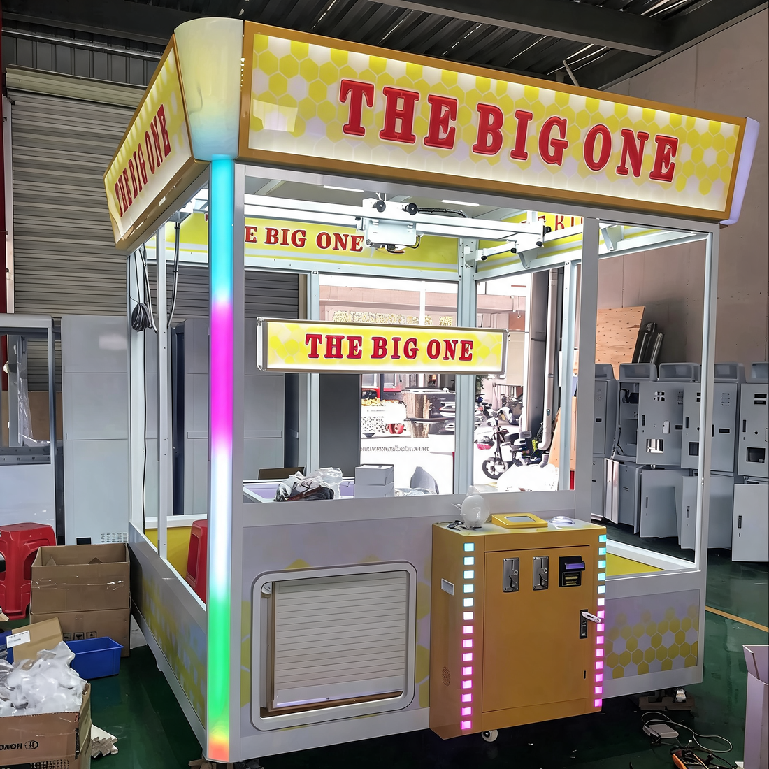 Huge Toy House Coin Operated Big Plush Crane Machine