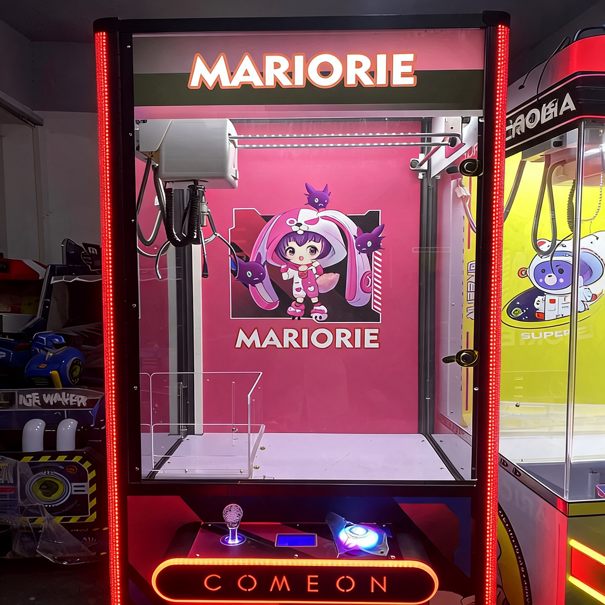 Good Wooden Cabinet Plush Doll Prize Toy Crane Machine
