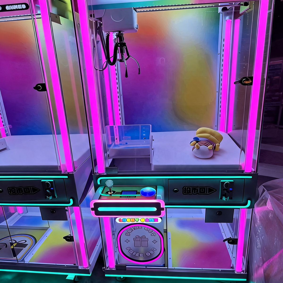 Popular Luxury Claw Crane Machine Bill Operation Arcade Unit
