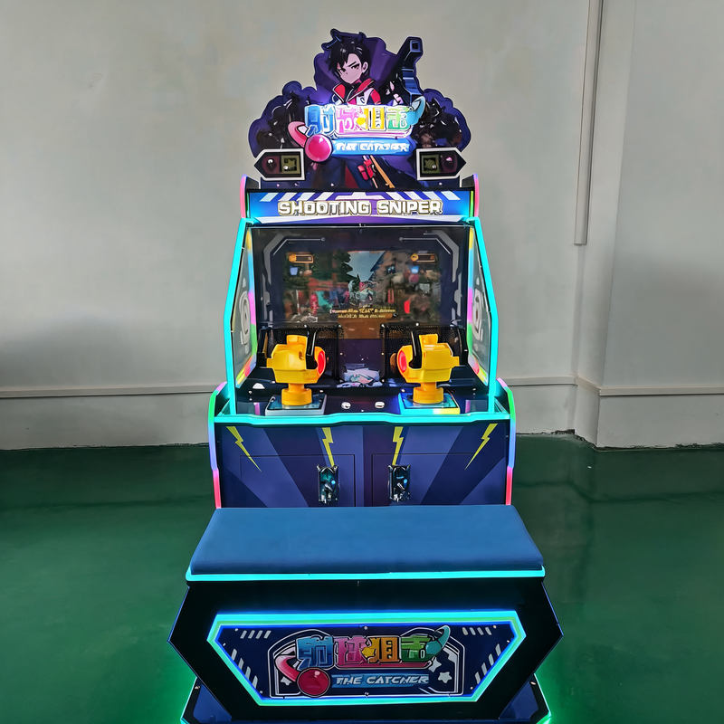 Double Persons Arcade Video Coin Water Shooting Game Machine