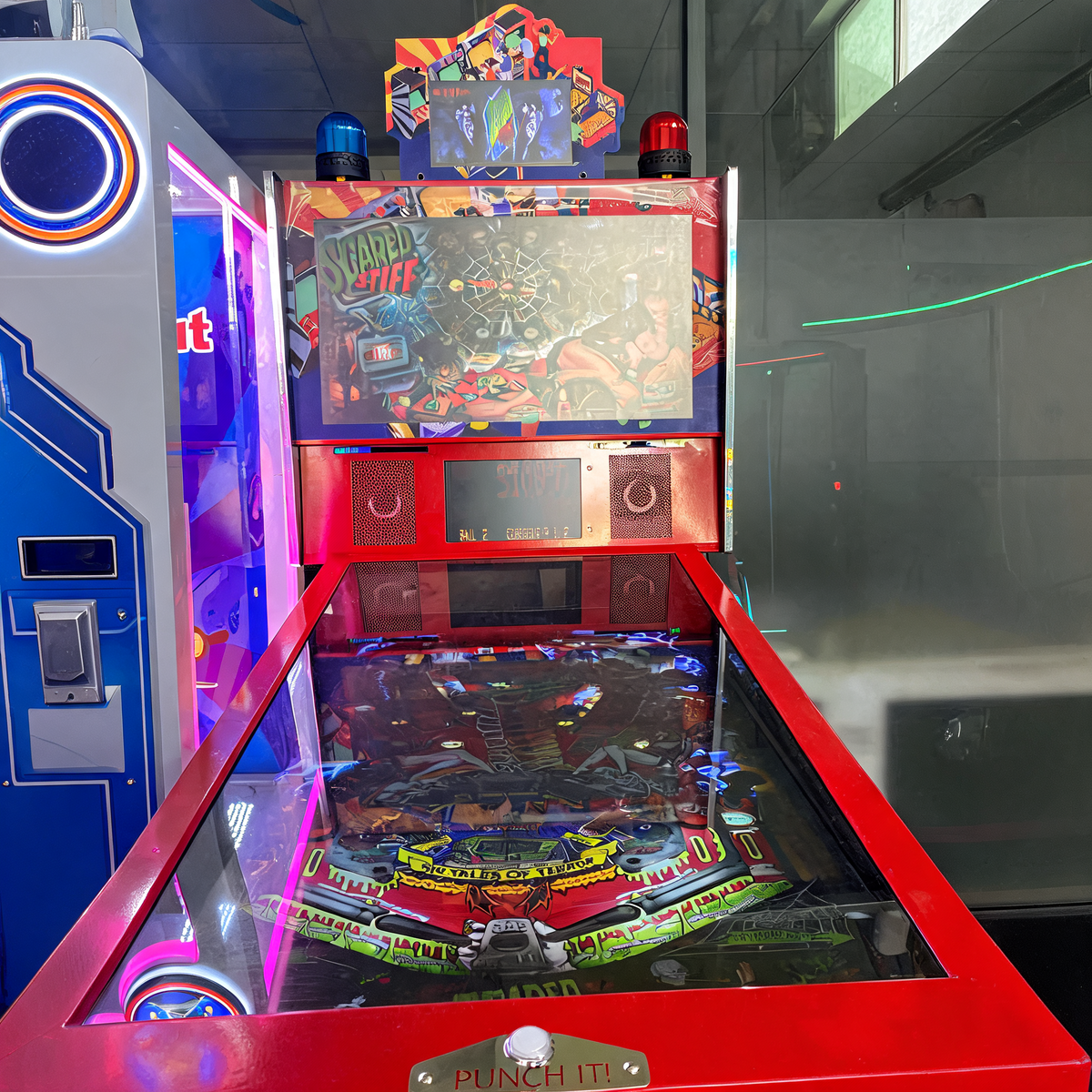 Source Screen Virtual Pinball Machine 49 Inch Cabinet