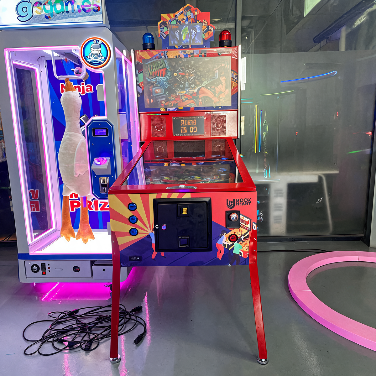 Source Screen Virtual Pinball Machine 49 Inch Cabinet