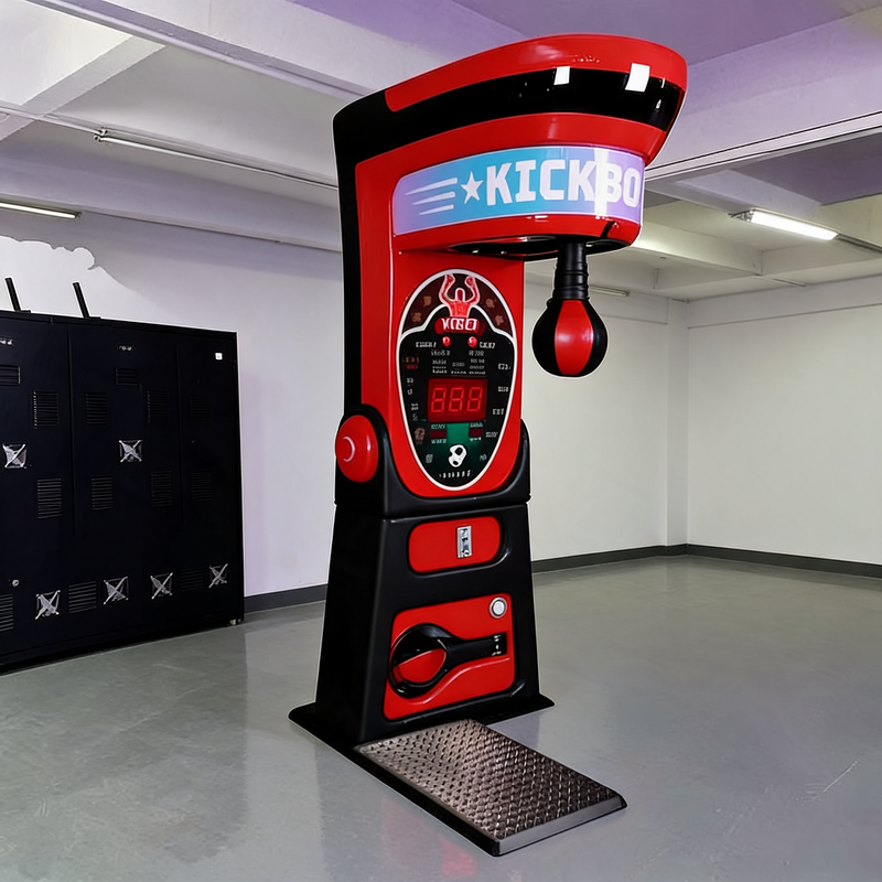 Electronic Boxing Arcade Game Machine Metal Fiberglass Cabinet