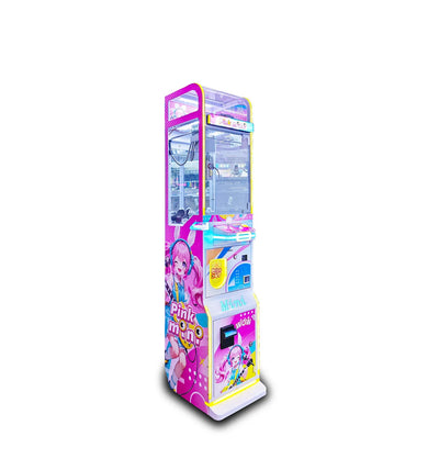 Pink Mini Coin Operated Metal Claw Crane Machine