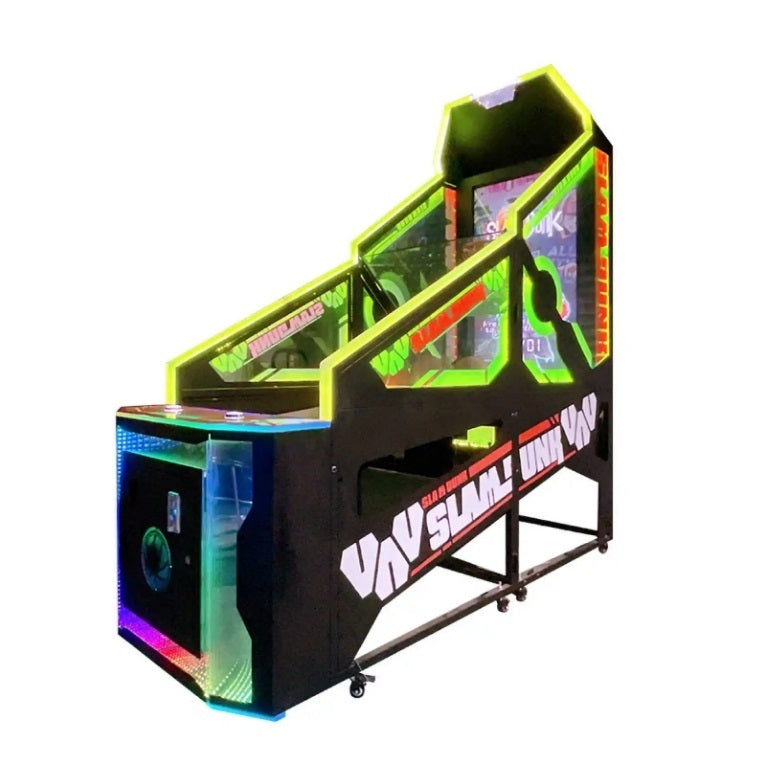 Indoor Electronic Street Basketball Arcade Shooting Simulator with LED Lights