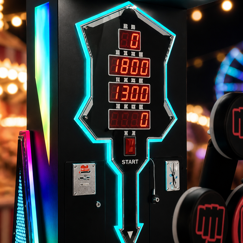 Interactive Multi Target Punching Arcade Boxing Machine Game