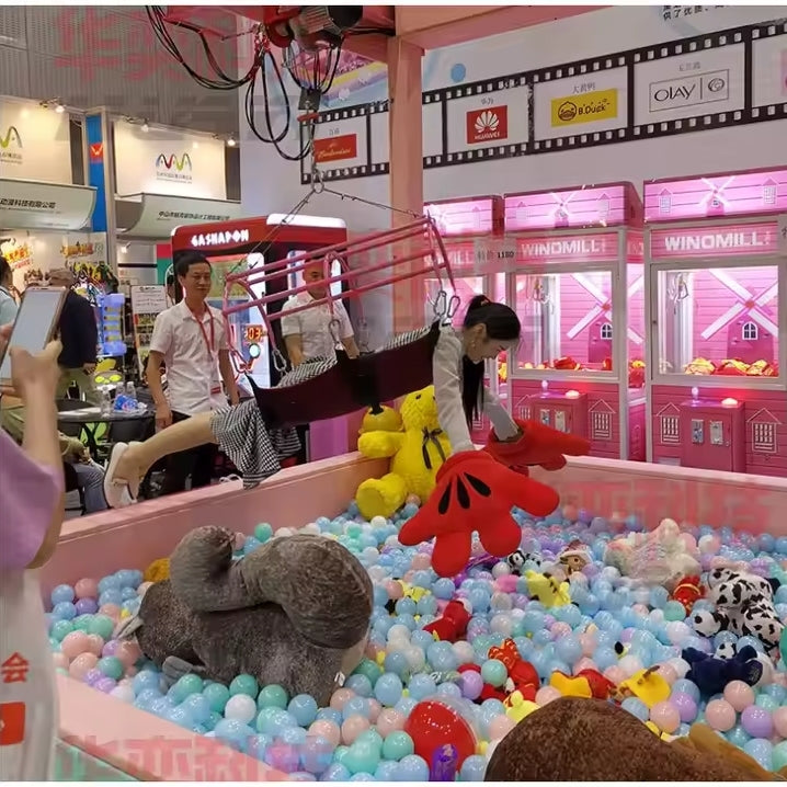 Large Giant Human Claw Machine Arcade Game Machine