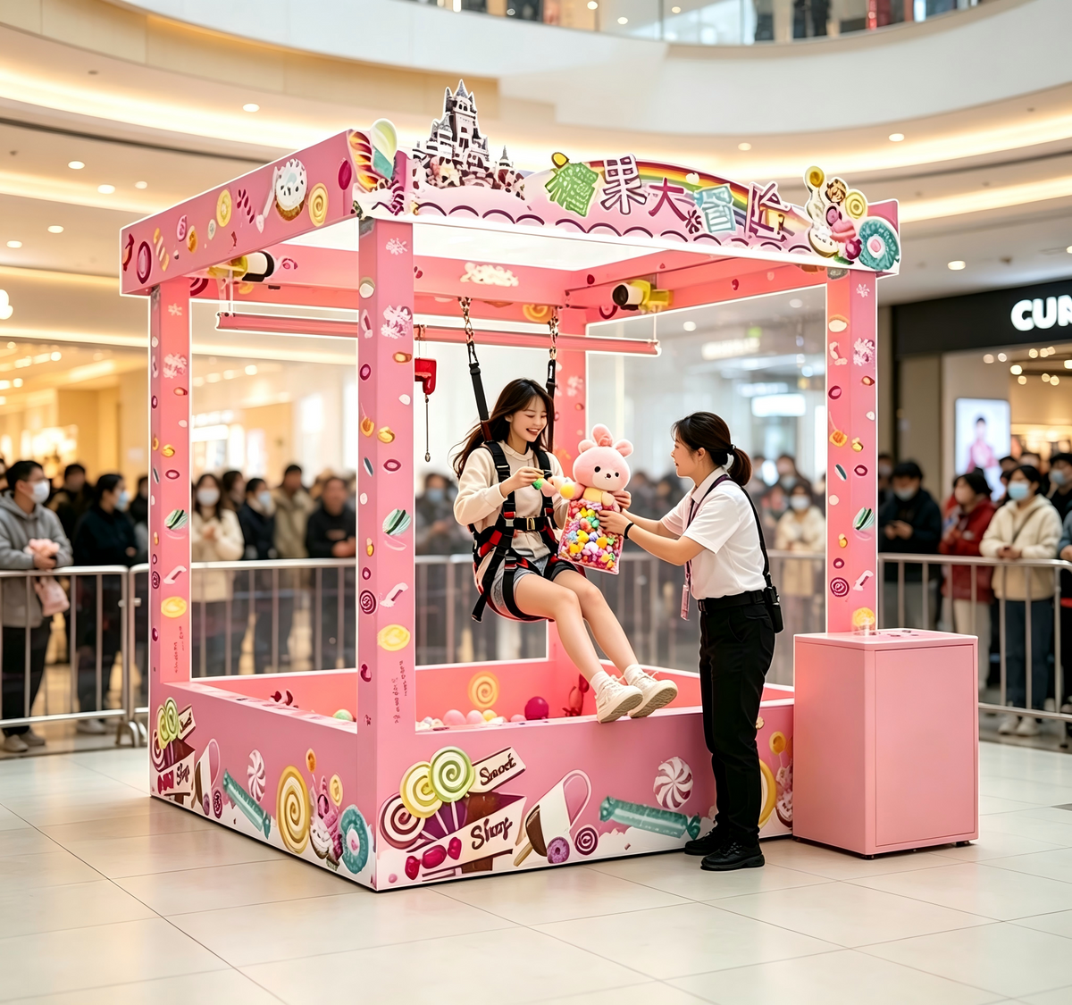 Large Giant Human Claw Machine Arcade Game Machine