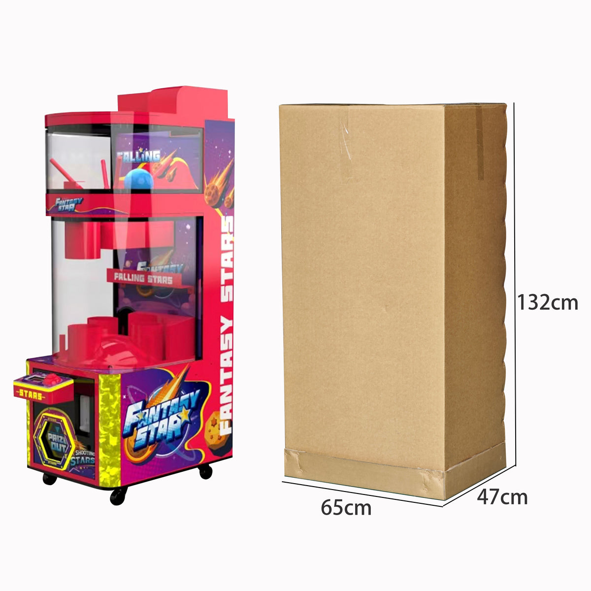 Lucky Capsule Vending Machine Metal Coin Op Arcade
