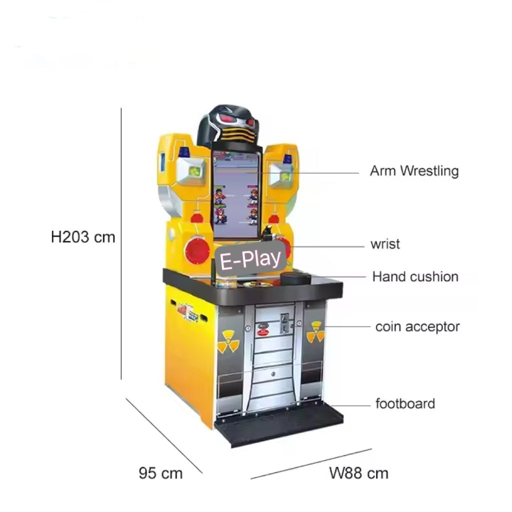 Park Boxing Machine Coin Op Strongman Arcade Cabinet