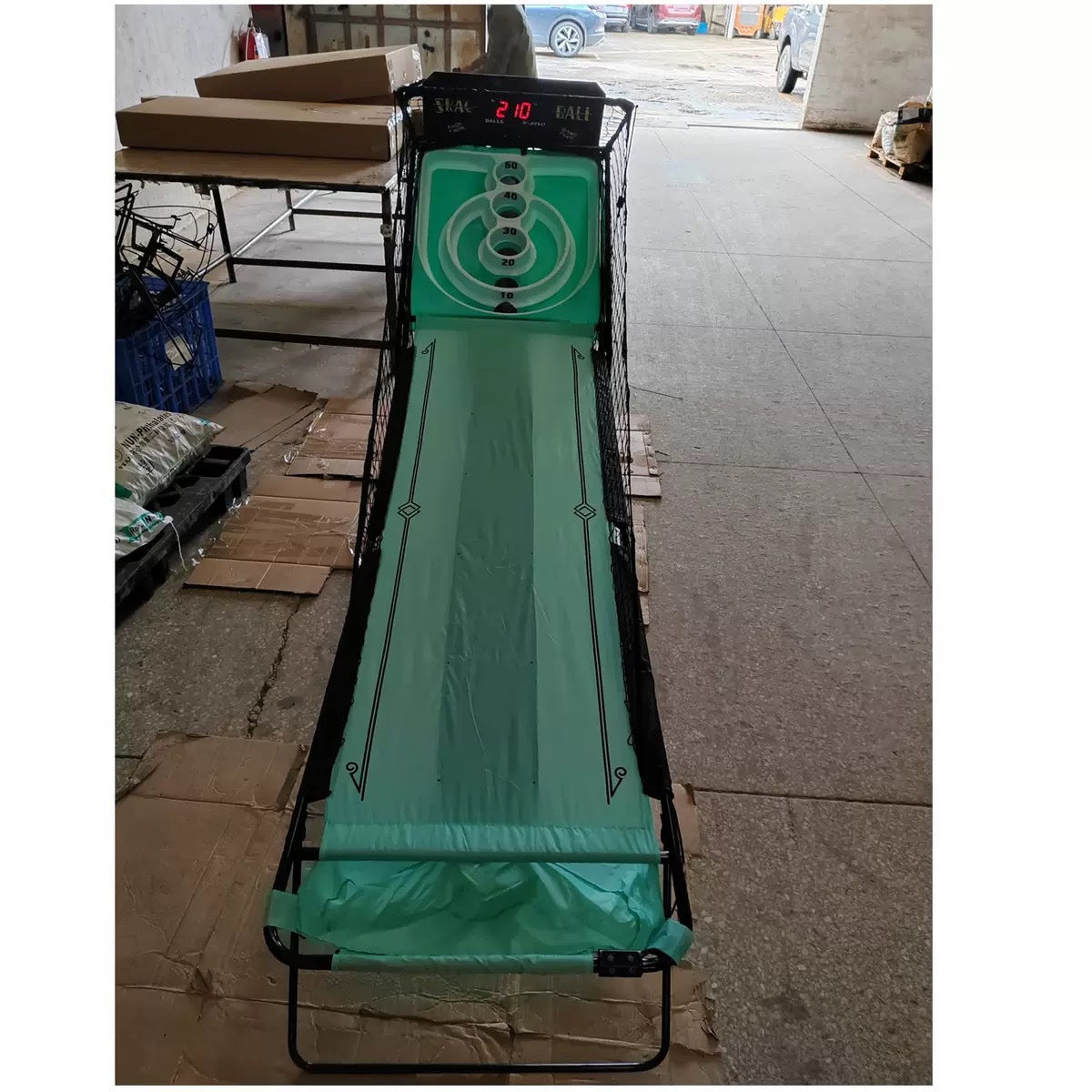 Portable Mini Bowling Arcade Game with Electronic Score Display