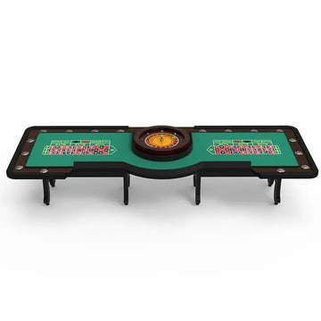 Professional 2 in 1 Casino Roulette Table with Dual Playing Areas