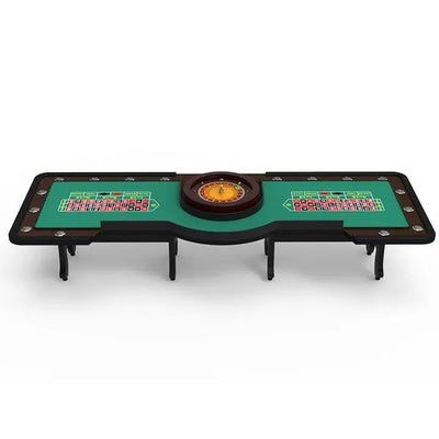 Professional 2 in 1 Casino Roulette Table with Dual Playing Areas