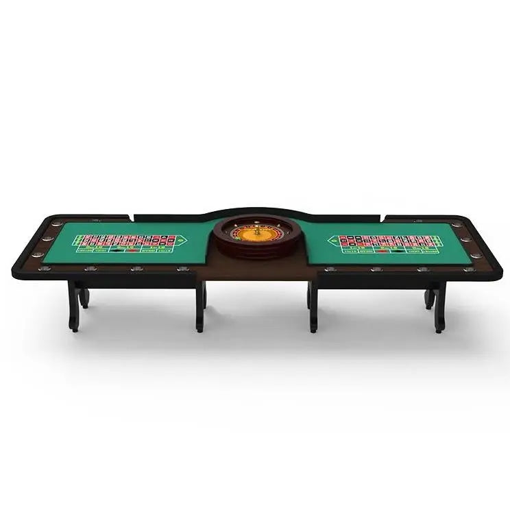 Professional 2 in 1 Casino Roulette Table with Dual Playing Areas