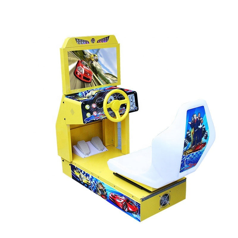 Racing Car Arcade Game Machine Kids Metal Simulator Cabinet