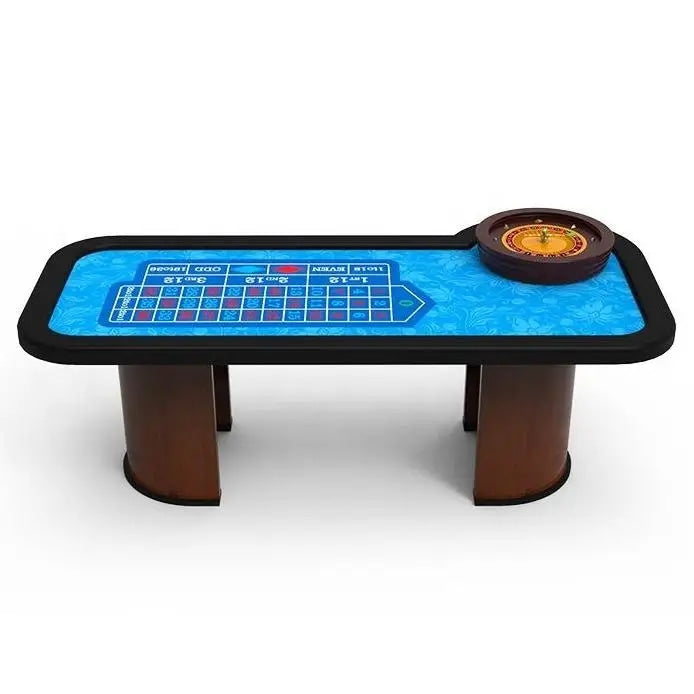 Roulette Wheel Table Poker Club Style MDF Solid Wood