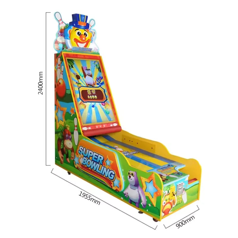 Single Player Coin Operated Bowling Arcade Game Machine