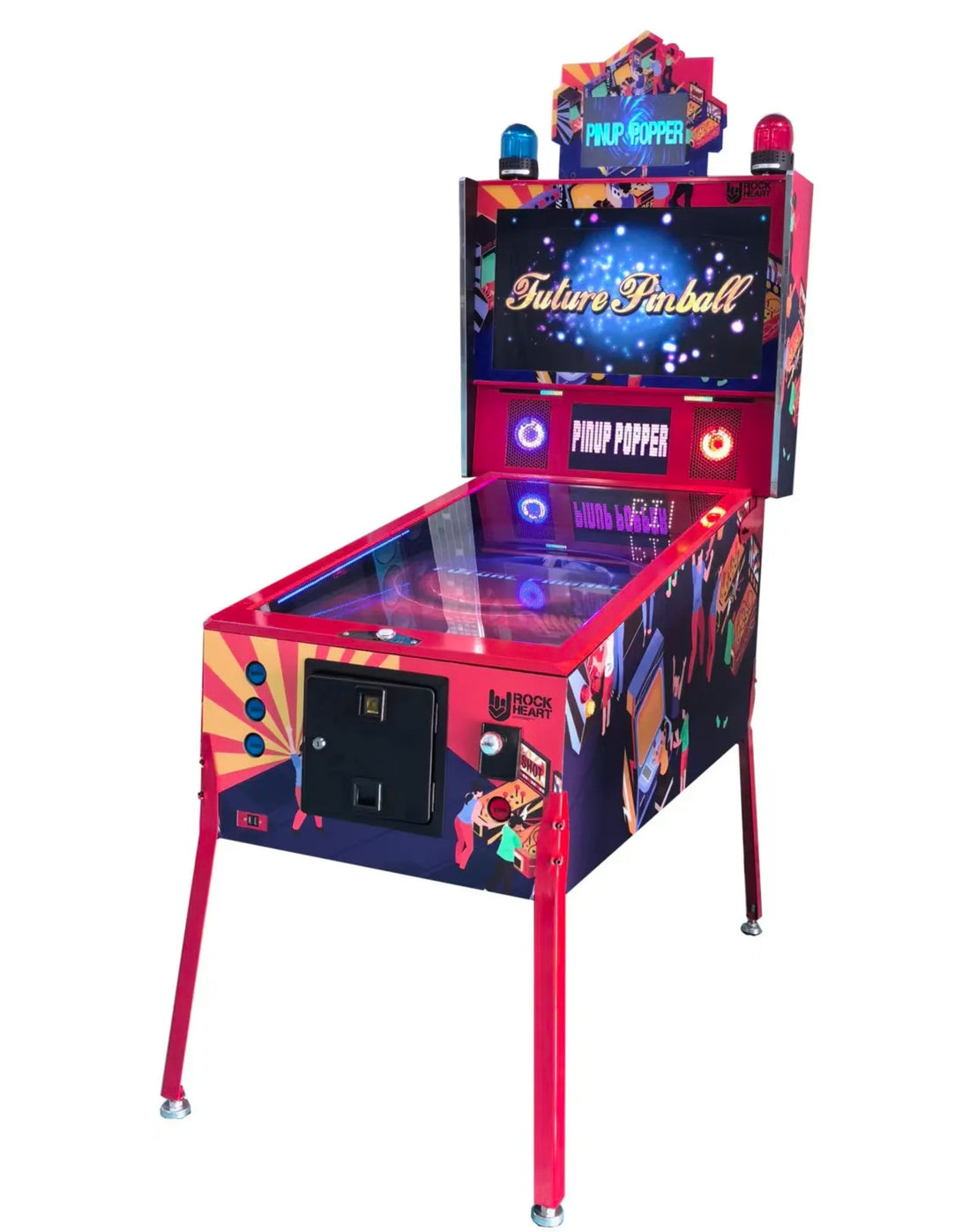 Source Screen Virtual Pinball Machine 49 Inch Cabinet