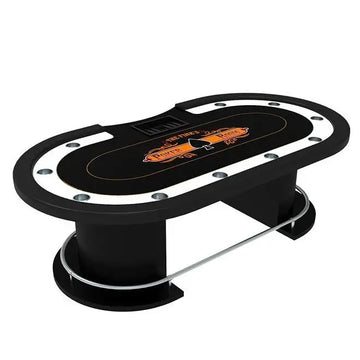 Texas Table Casino Tafels 10 Players Poker Table Diuble Cups