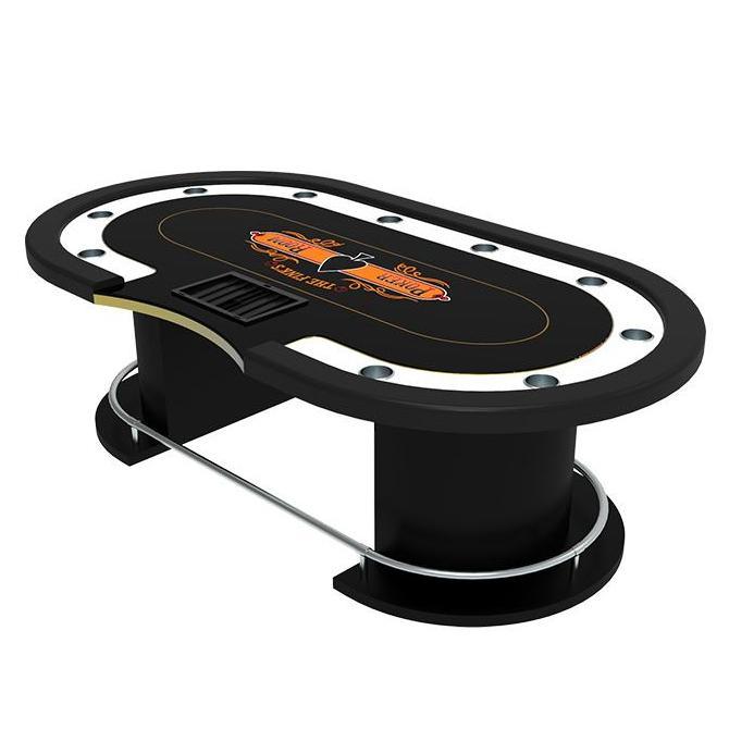 Texas Table Casino Tafels 10 Players Poker Table Diuble Cups