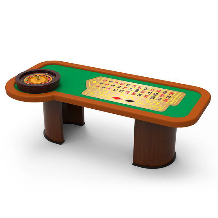 Wooden Roulette Wheel Table for Casino Gaming