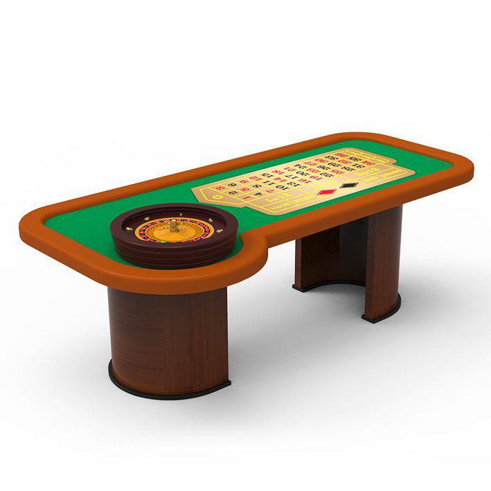 Wooden Roulette Wheel Table for Casino Gaming